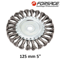 Brosse plate ACIER ronde...