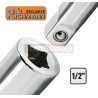 Douille longue 21mm 12 pans 1/2", Chrome-Vanadium, L75 mm RICHMANN C5151