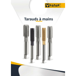 FANAR Jeu de 2 tarauds à main PAS À GAUCHE HSS M10 x 1  DIN-2181/2 LH pas FIN