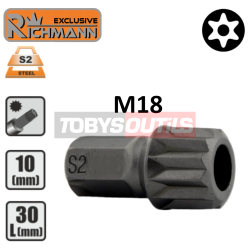 Embout M18 SPLINE XZN 12p...