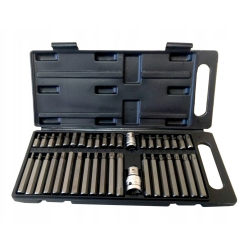 Coffret 40 embouts TORX BTR XZN SPLINE 12 pans Acier S2 Professionnel ROCKFORCE