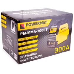 Poste à souder à l'arc inverter 300A MMA POWERMAT PM-MMA-300ST avec accessoires