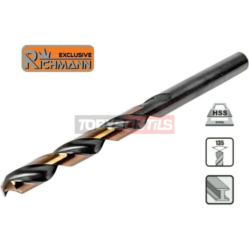 Foret, mèche à métal HSS professionnel 4 mm RICHMANN C9707