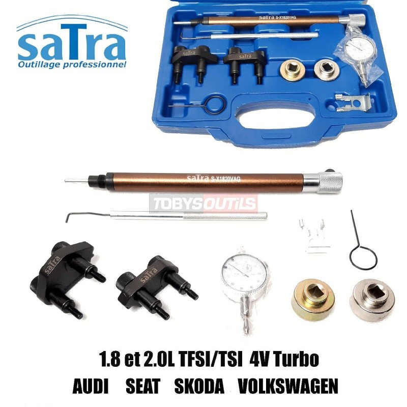 Coffret kit calage distribution VAG 1.8 et 2.0L TFSI/TSI 4V Turbo SATRA S-X1820