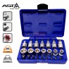 Coffret douilles et embouts 1/2" Torx & Resitorx E12 à E24 et T10 à T60 TXSET-23