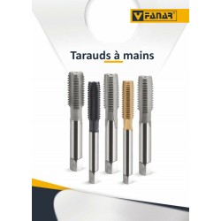 Jeu de 3 tarauds à main FANAR® HSS M8 x 1,25 DIN-352/3 PAS A DROITE 