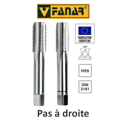 Jeu de 2 tarauds à main...