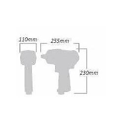 Clé à chocs pneumatique 3/4" Pro 2000 Nm de couple SATRA S-CO2000 poids lourds