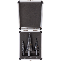 Coffret de forets à étages hélicoïdaux HSS professionnel 4-32 mm RICHMANN C9272