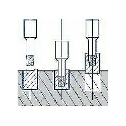 Jeu d'extracteurs de vis PRO 5 pièces Ni-Cr-Mo carré 1/2" SATRA S-1036A