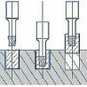 Jeu d'extracteurs de vis PRO 5 pièces Ni-Cr-Mo carré 1/2" SATRA S-1036A