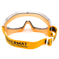 Lunette de protection polycarbonate incolore anti-éclaboussures POWERMAT PM0791