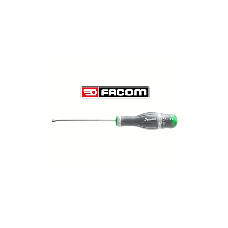 FACOM Tournevis Torx T10 Serie INOX FACOM - Professionnel - T10 AX10x75 ST