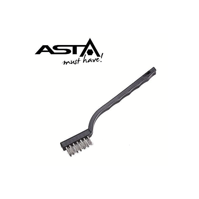 Brosse de nettoyage ACIER longueur 180 mm ASTA idéal pour les accès difficiles 