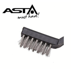 Brosse de nettoyage ACIER longueur 180 mm ASTA idéal pour les accès difficiles 