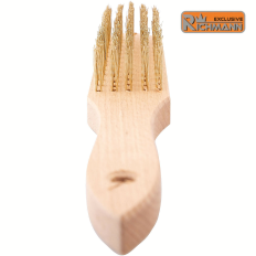 Brosse métallique de nettoyage ACIER manche BOIS longueur 290 mm RICHMANN C4359