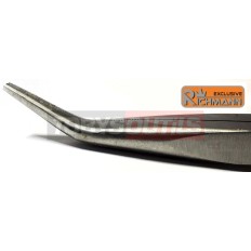 Pince à becs EXTRA LONG coudé à 45° 280mm Chrome-Vanadium RICHMANN C7037