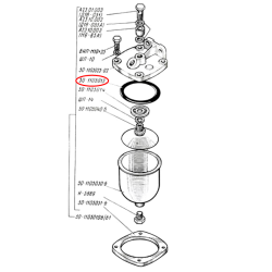 Joint de décanteur à Gasoil AVTO BELARUS T25 T40 MTZ 80 90 500 800 900 952 1025