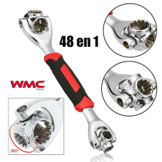 Clé 48 en 1 universel multi empreintes métrique et pouces rotatif 360° WMC 1481U