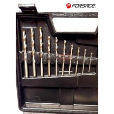 Coffret perceuse visseuse pneumatique compact forêts et embouts FORSAGE F-RP7810