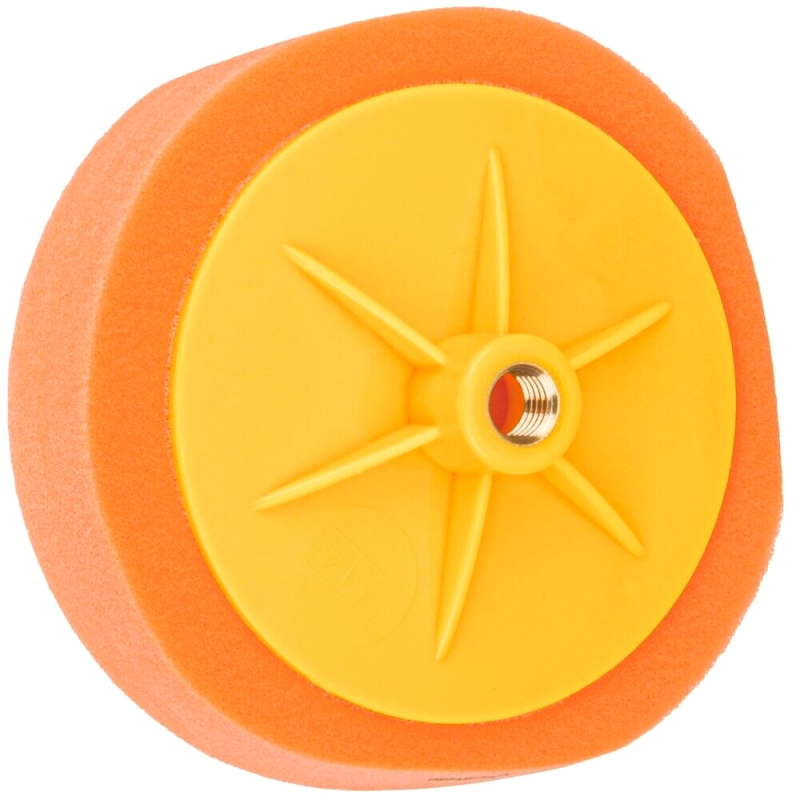 Tampon éponge de polissage orange mi-dur 150x45mm M14 POWERMAT PM-PDP-OR