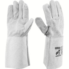 Gants soudeur anti-chaleur croûte vachette T11 avec manchette RICHMANN PP-010-11