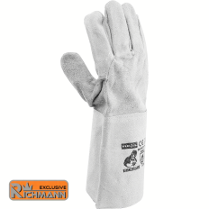 Gants soudeur anti-chaleur croûte vachette T11 avec manchette RICHMANN PP-010-11