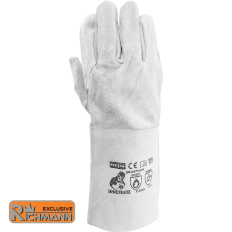 Gants soudeur anti-chaleur croûte vachette T11 avec manchette RICHMANN PP-010-11