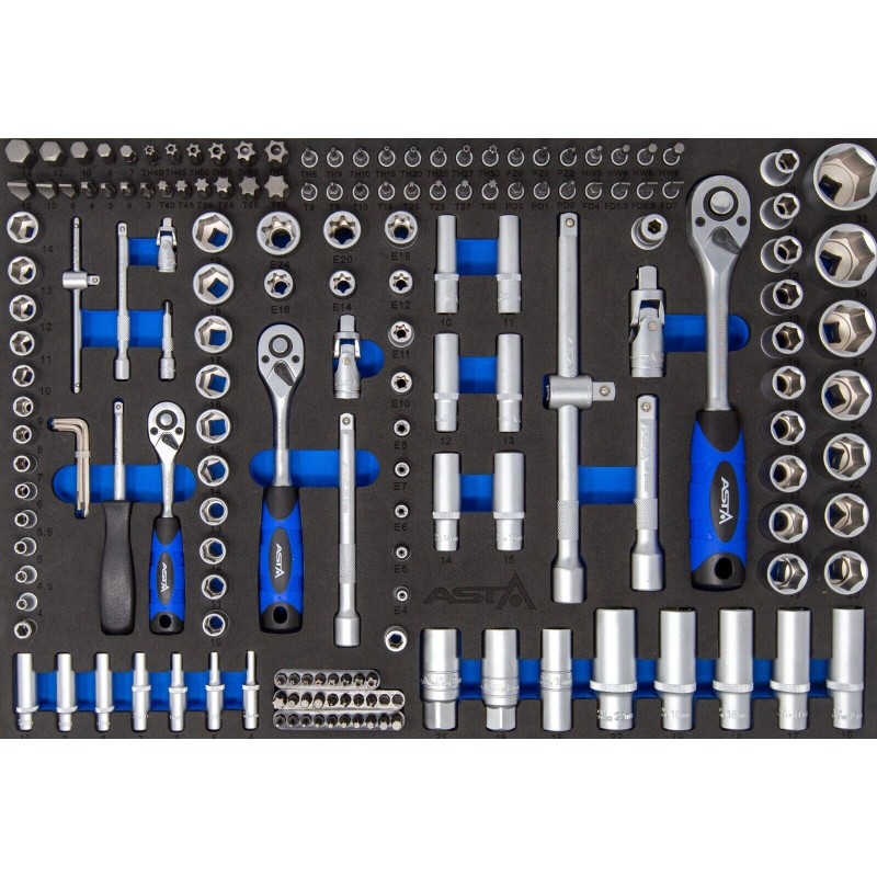 module cliquet douilles 1/4 3/8 et 1/2