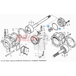 kit joints de freins étanchéité sangle de frein AVTO BELARUS LTZ T40 T-40 T-400