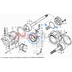 kit freinage sangles de frein et joints AVTO BELARUS LTZ T40 T-40 T-400 420 465