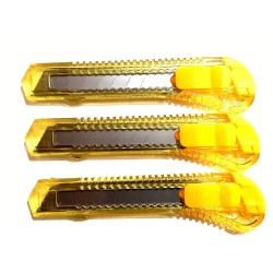 LOT de 3 Cutters lame 18 mm...