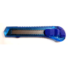 Cutter lame 18 mm couleur BLEU avec lame sécable RICHMANN C9110