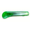 Cutter lame 18 mm couleur VERT avec lame sécable 