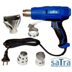 Décapeur thermique Pistolet à air chaud avec 2 vitesses 2000W PRO SATRA S-HG2000